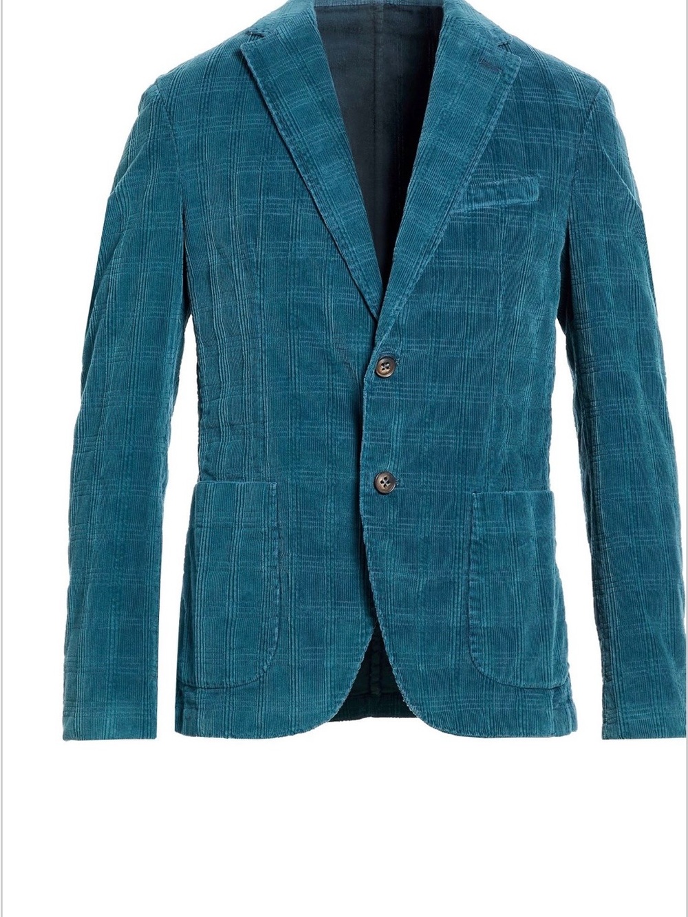 PAL ZILERI River Blue Velvet Cotton 'K Jacket' Sport Coat 40R (Eu 50) NWT